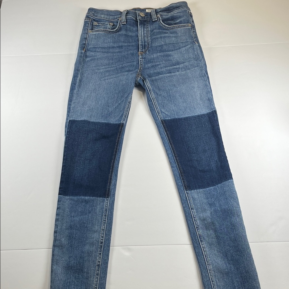 rag & bone Light and Dark Blue Skinny Jeans Sz 26